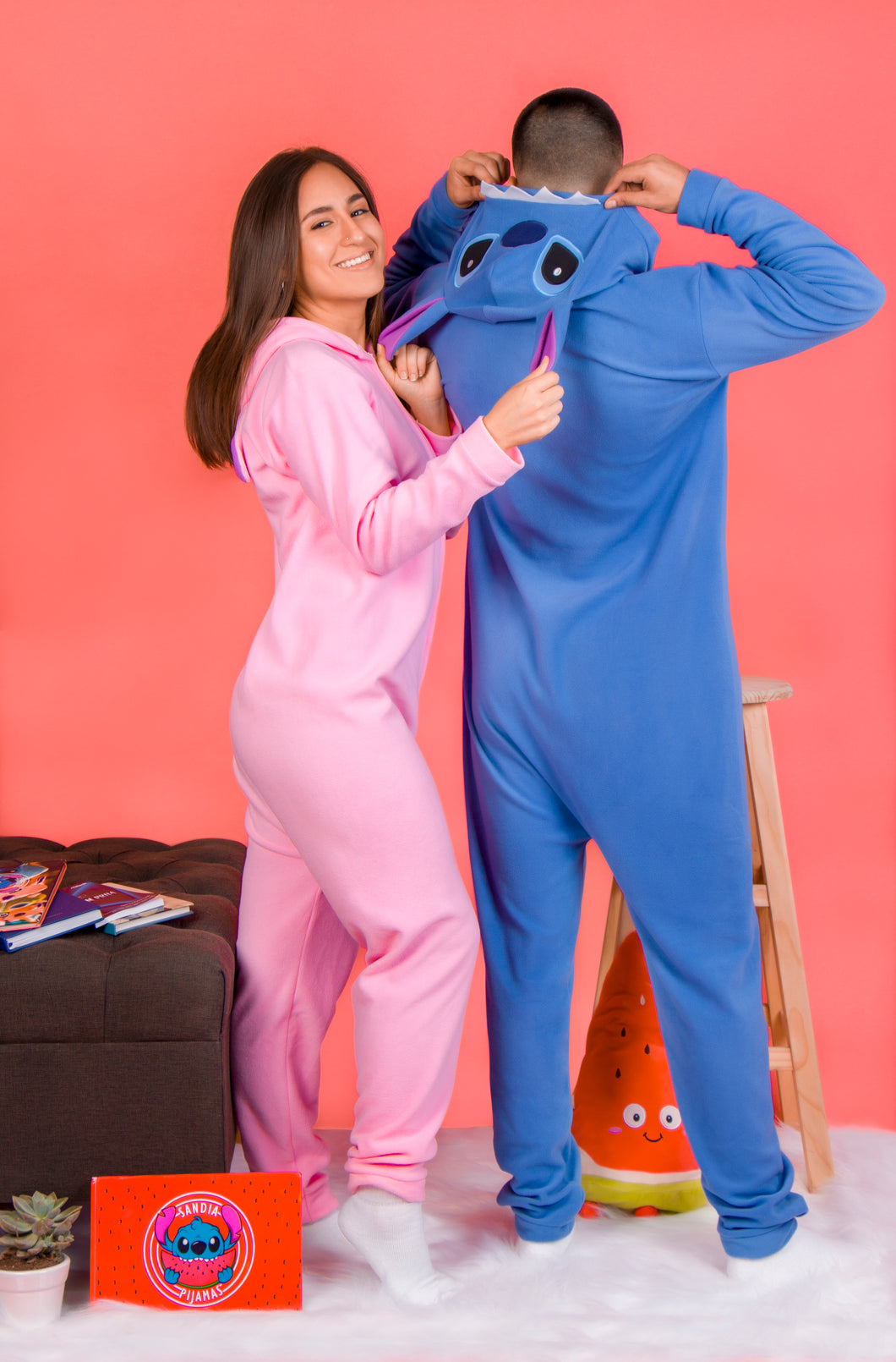 PIJAMA DE STITCH Y ANGELA